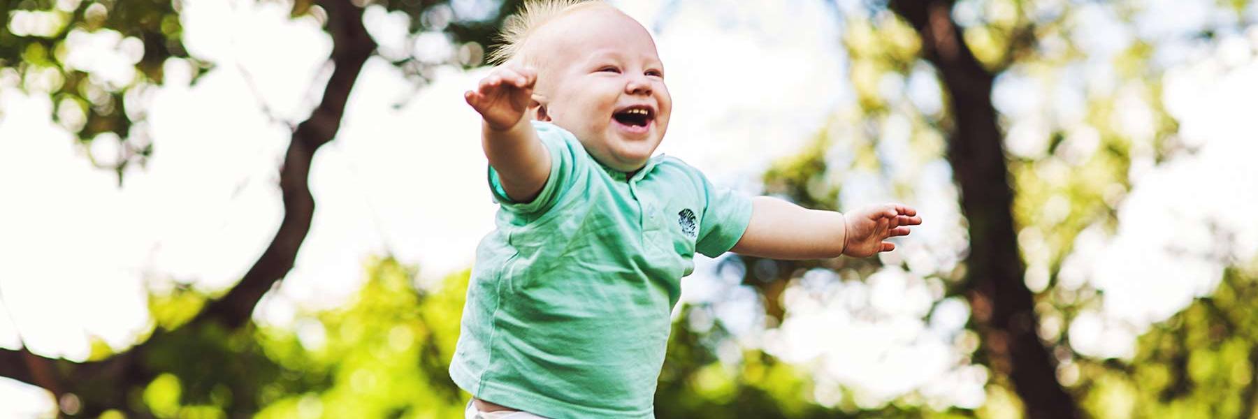 Badlands Head Start child laughing