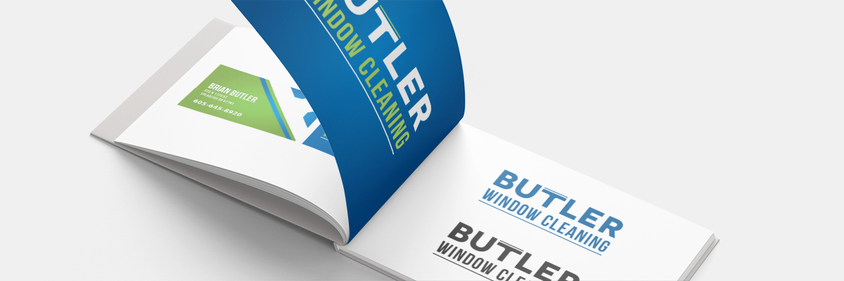 Digital Designs brand guidelines example showing pages from a brand guideline book