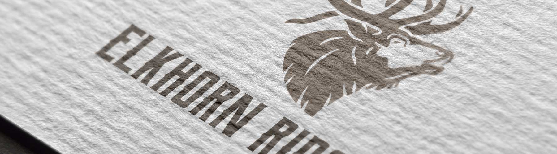 Digital Designs logo design example showing logos on mugs