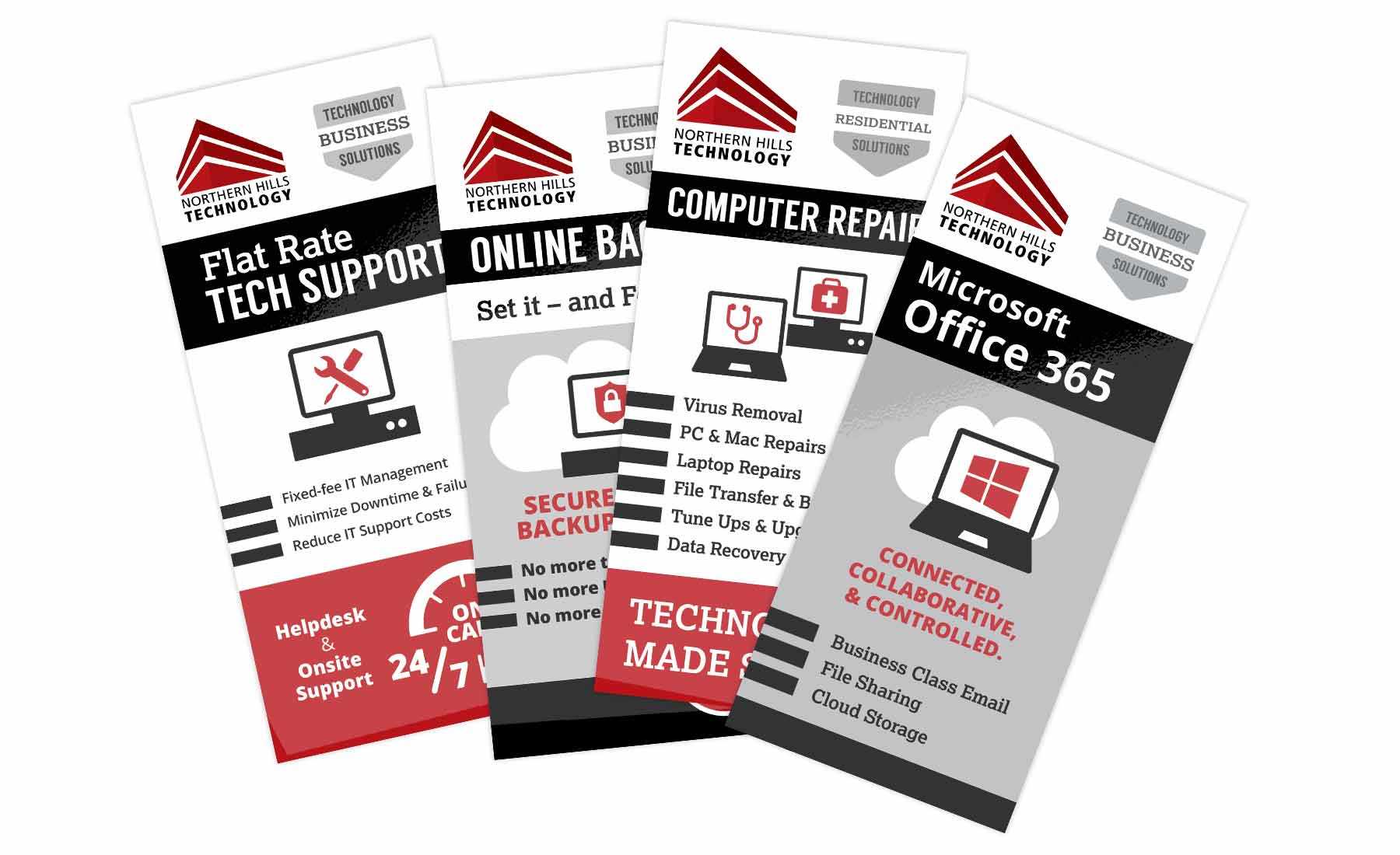 Northern Hills Technology rack cards