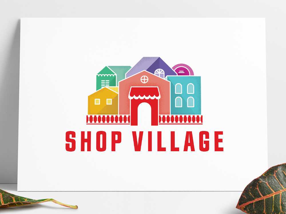 Shop Village Logo on card